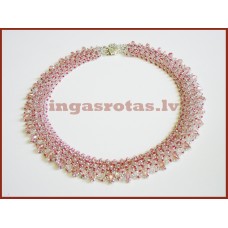 Kaklarota ar Swarovski kristāliem 