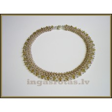 Kaklarota ar Swarovski kristāliem