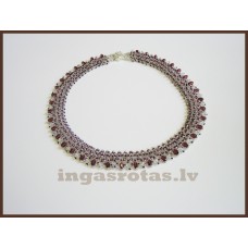 Kaklarota ar Swarovski kristāliem 