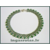 Kaklarota ar Swarovski kristāliem 