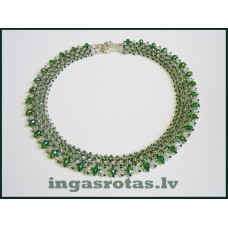 Kaklarota ar Swarovski kristāliem 